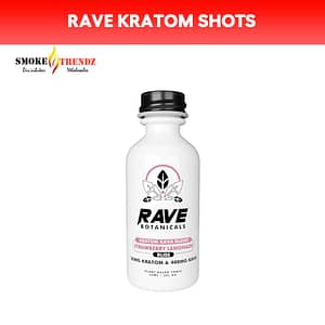 Rave Kratom Shots | Kava Blend 50mg/kratom 400mg/kava | 12CT