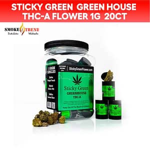 Sticky Green | Green House THC-A Flower 1g | 20CT