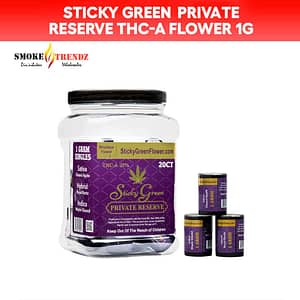 Sticky Green Private Reserve THC-A Flower 1g 20CT