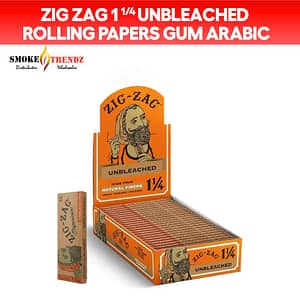 1 1/4 Unbleached Rolling Papers Gum Arabic 24ct/Box