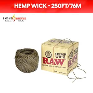 RAW Hemp wick - 250ft/76m