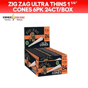 Zig Zag Ultra Thins 1 1/4" Cones 6pk 24ct/Box