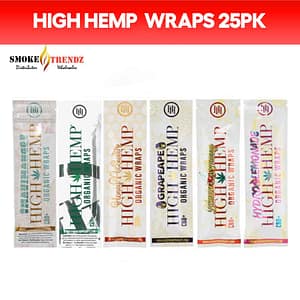 Wraps GRAV high Hemp 25 pk