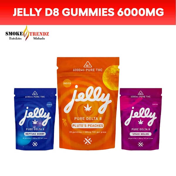 Jelly D8 Gummies 6000MG 20CT