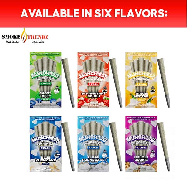 Munchies | THC-A Diamonds 1g Pre Rolls | 5CT