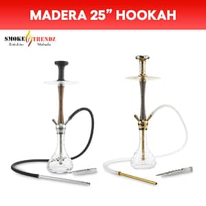 MOB Hookah 25 Madera Gold & White