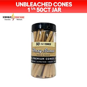 Blazy Susan Unbleached Cones 1 1/4 50ct Jar