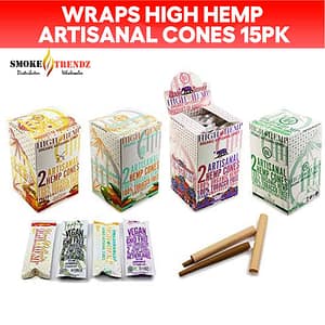 Wraps High Hemp Artisanal Cones 15pk