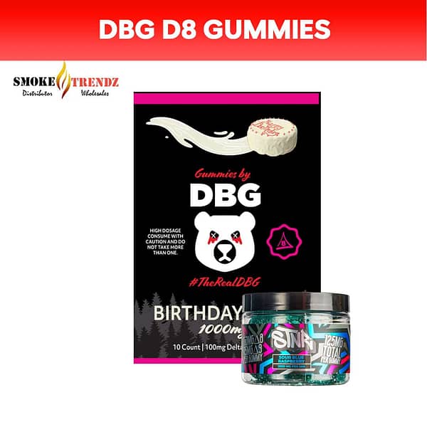 DBG D8 Gummies 2500MG 25CT