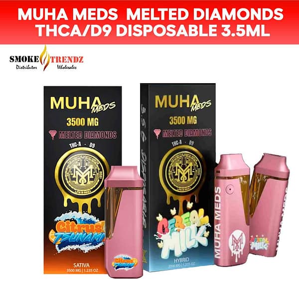 MUHA MEDS | melted Diamonds THCA/D9 Disposable 3.5ML