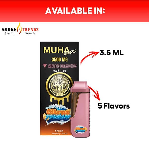 MUHA MEDS | melted Diamonds THCA/D9 Disposable 3.5ML