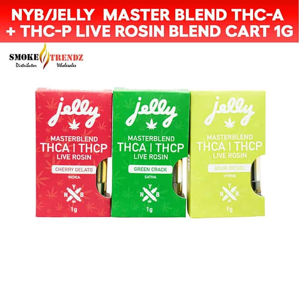 NYB/Jelly | Master Blend THC-A + THC-P Live Rosin Blend Cart 1g