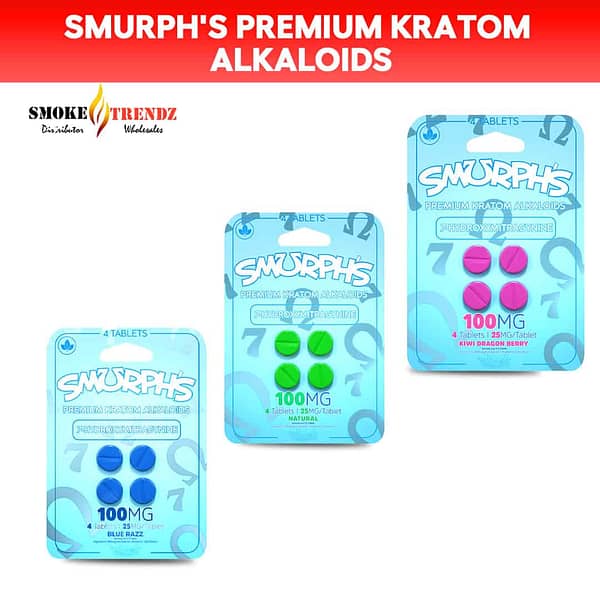 Smurph's Premium Kratom Alkaloids 4CT100MG
