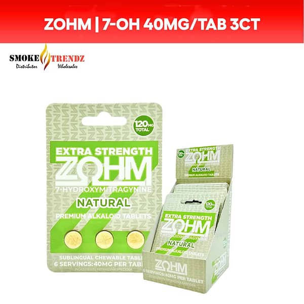 ZOHM 7-OH 40mgTab 3CT 10 Strips