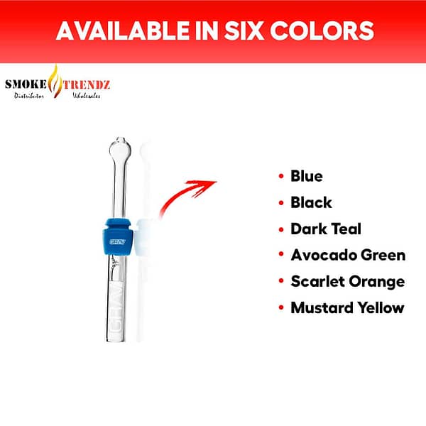 Glass Blunt w Silicone Grommet