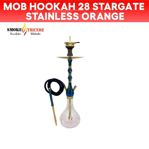 MOB Hookah 28 Stargate Stainless ORANGE