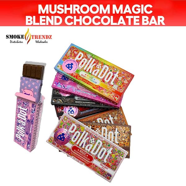 Polka Dot Mushroom Magic Blend Chocolate Bar