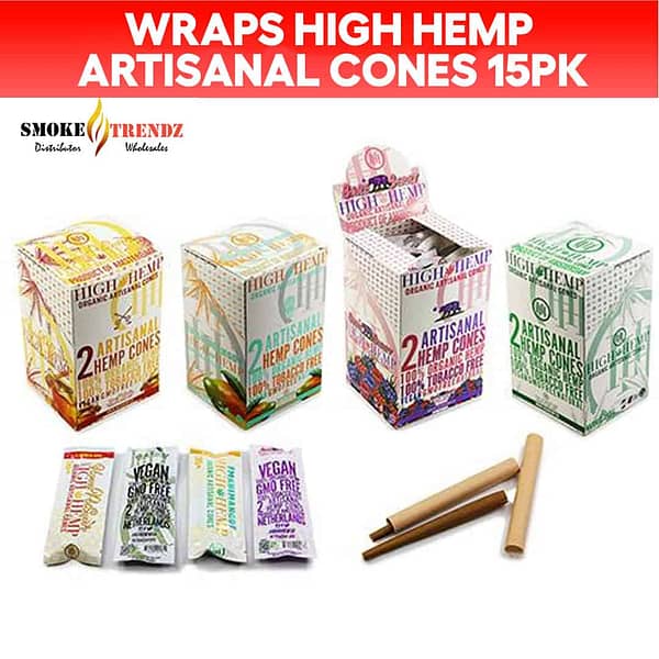 Wraps High Hemp Artisanal Cones 15pk