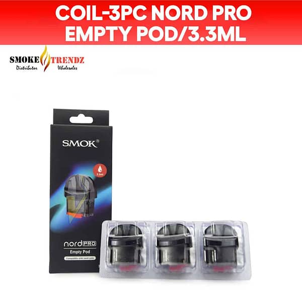SMOK Coil-3pc Nord Pro Empty Pod/3.3ml